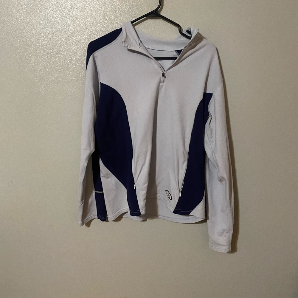 Asics Women's Sweater - White and Navy